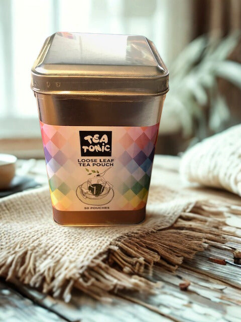 Tea Tonic Loose Leaf Tea Pouches - Tin of 50 Pouches