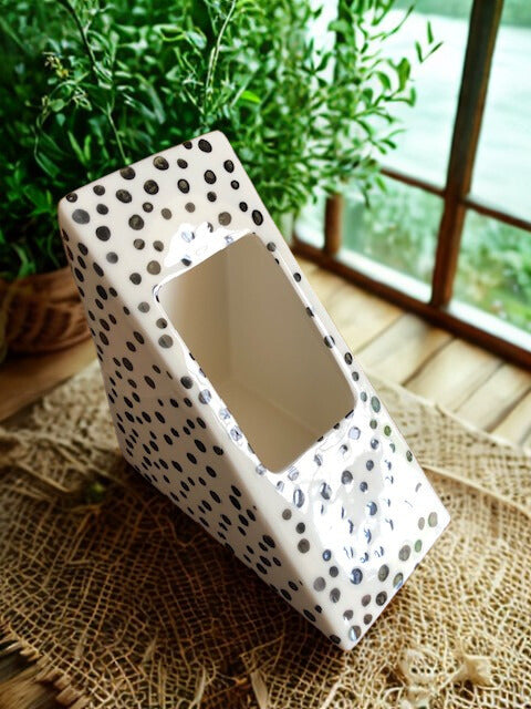 Sleek Polka Dot Planter