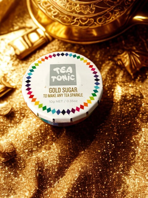 Tea Tonic Gold Sugar Mini Tin 10g