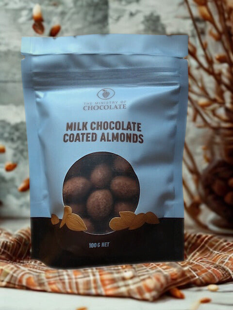 The Ministry of Chocolate Milk Chocolate Coated Almonds 100g