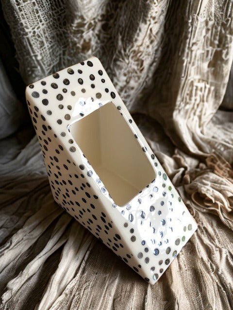 Sleek Polka Dot Planter