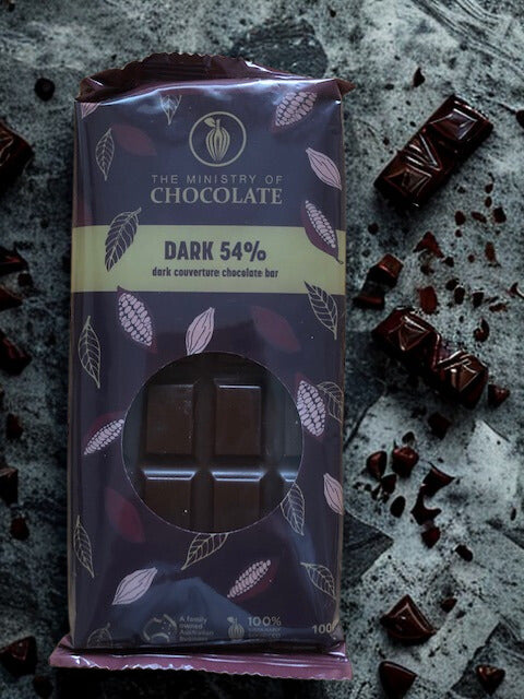 The Ministry of Chocolate Dark 54% - 100g Chocolate Bar